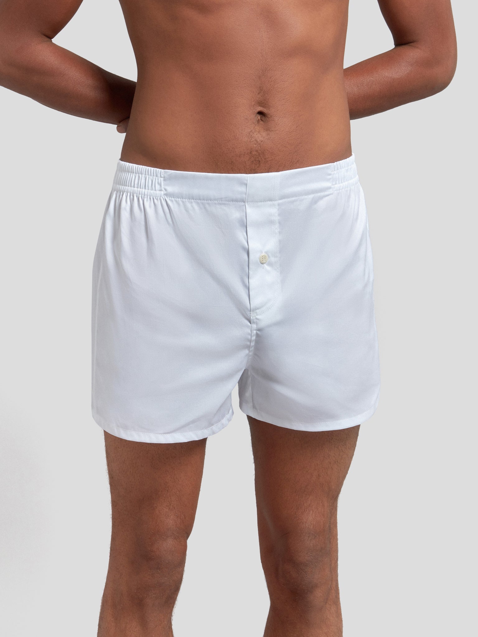 Boxer Short - Classic White Cotton